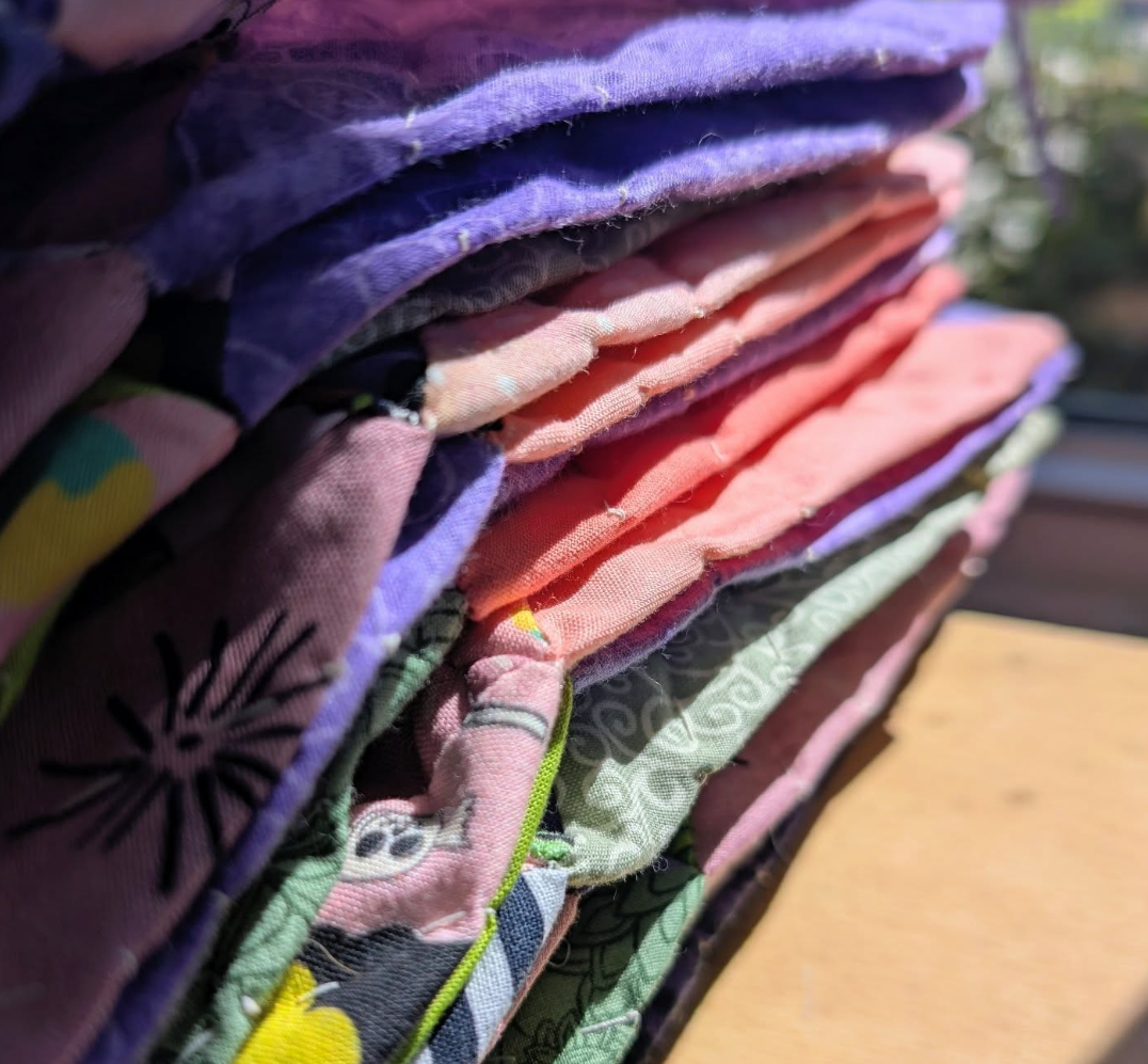 hand quilting squares